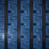 Blue Black Spaceship Wall 6684 - Image 2