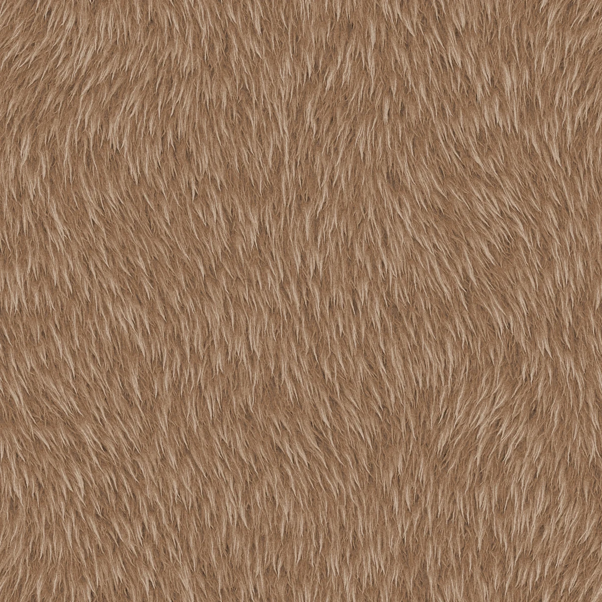 Brown Fur Fabric PBR Texture