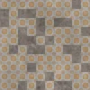 Damaged Orange White Portuguese Tiles 6692 - Image 4
