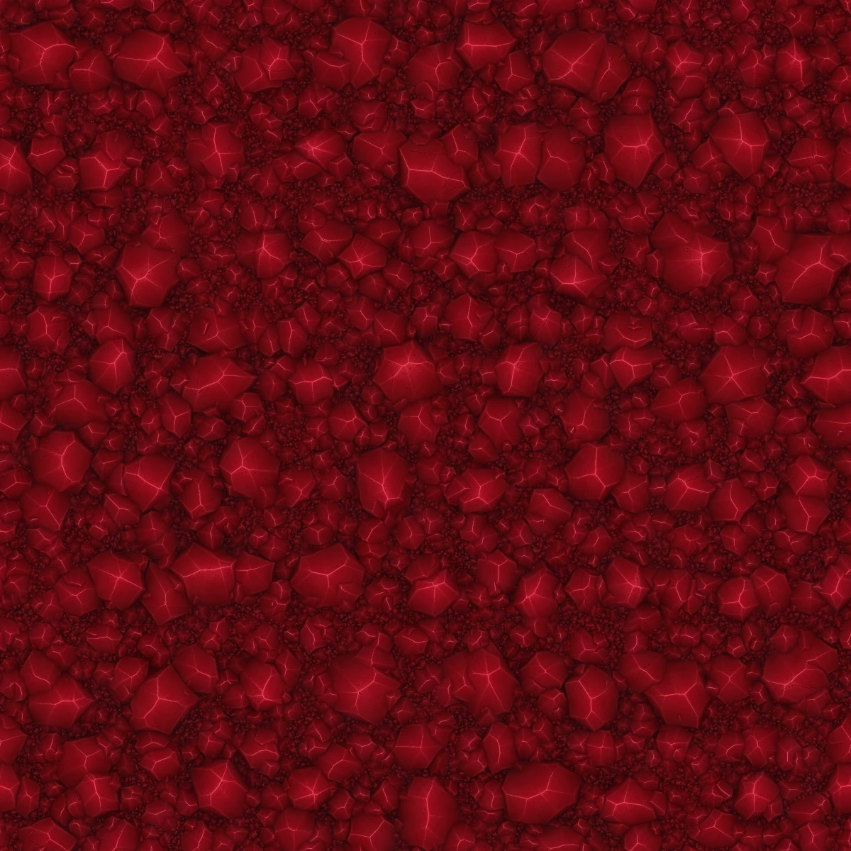 Red Crystals PBR Texture