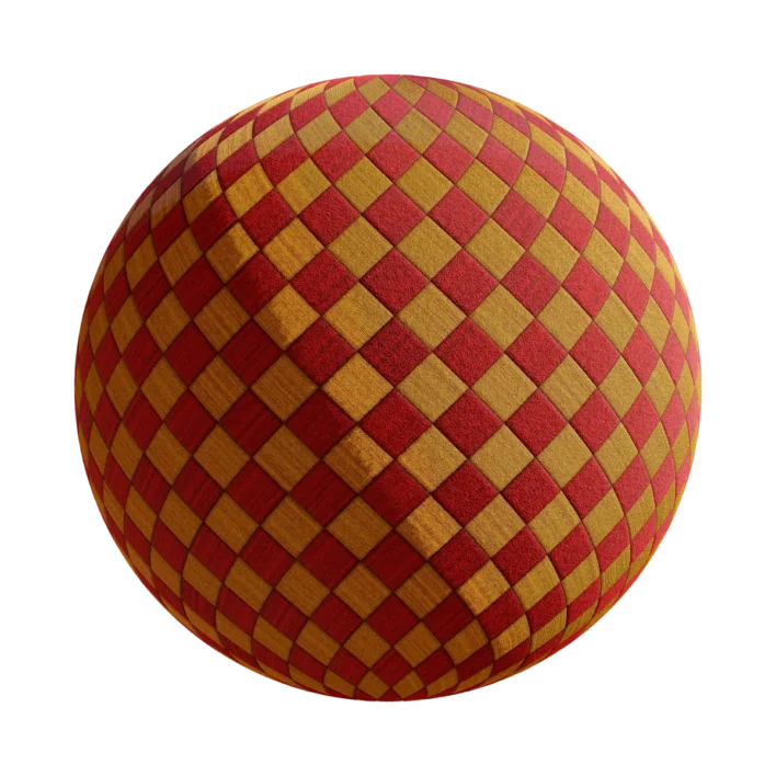 Red Orange Checker Carpet 6704