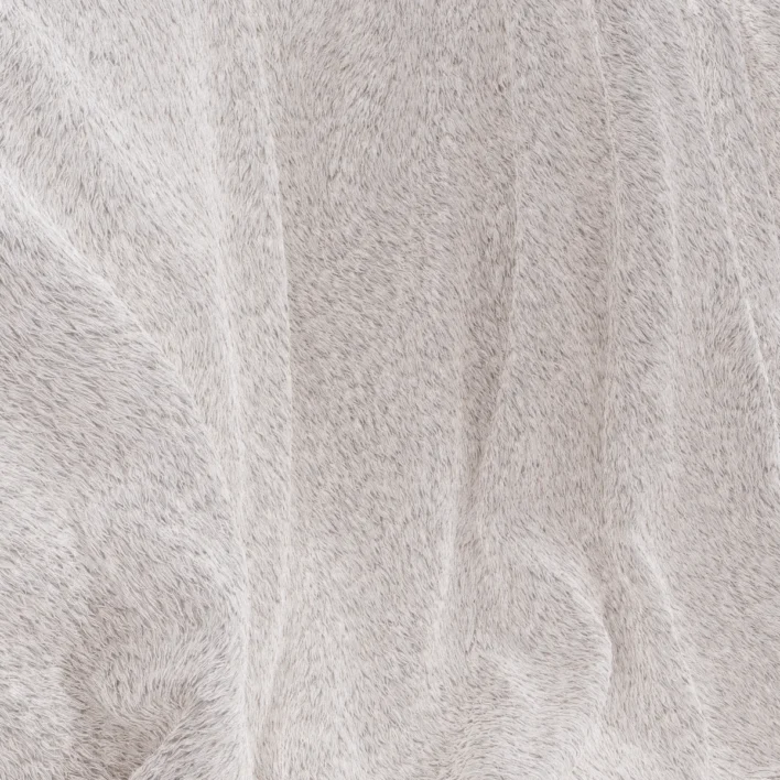 White Fur Fabric PBR Texture