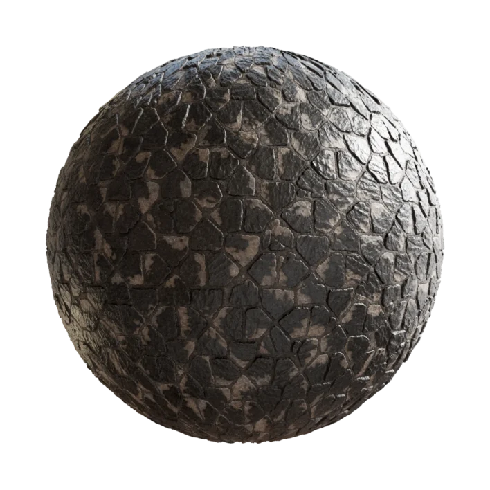 Black Stone Wall 6793