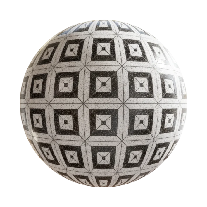 Black White Granite Tiles 6788