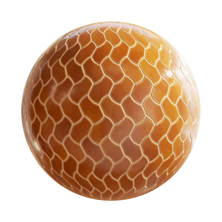 Orange Cell Tiles 6759