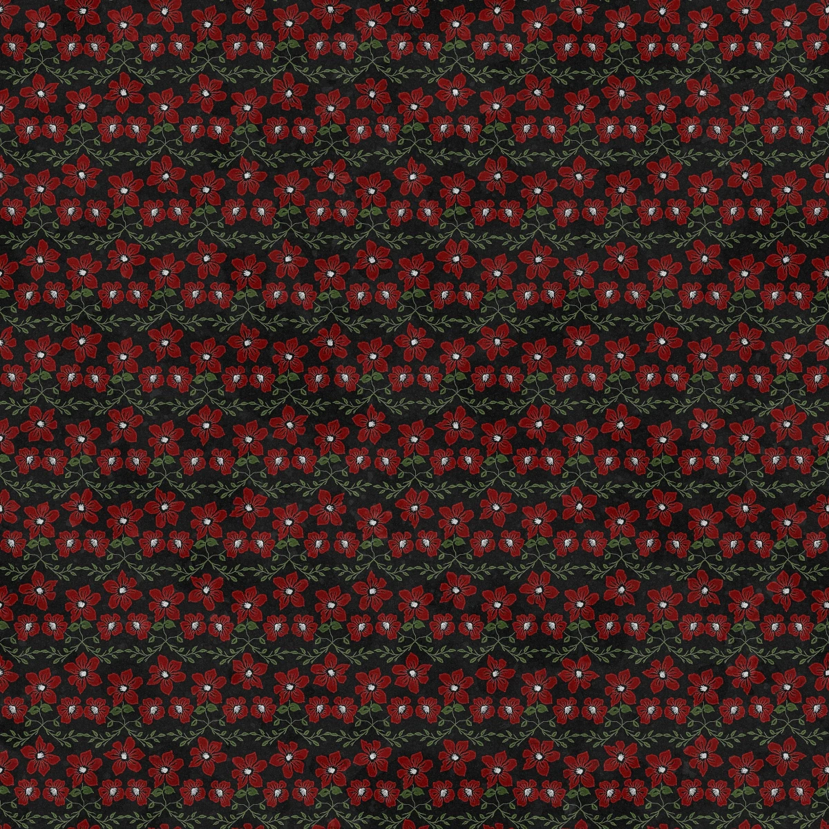 Patterned Black Red Ceramic 6775 - Image 4