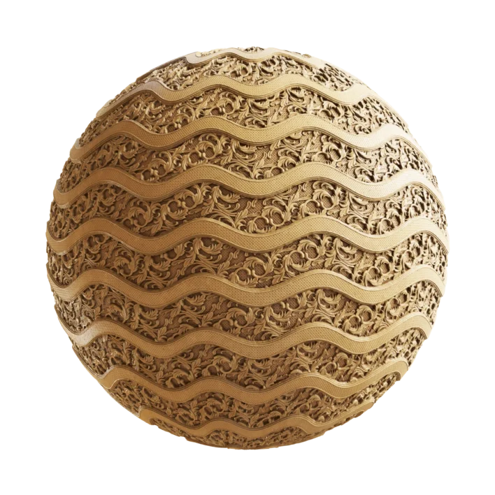 Patterned Clay Ceramic 6767
