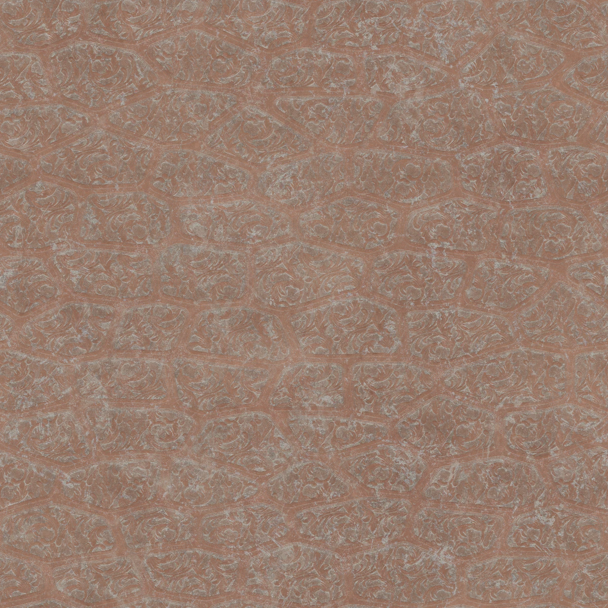 Patterned Dirty Clay Ceramic 6766 - Image 4