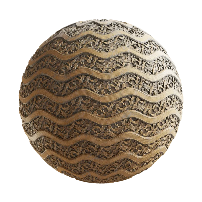 Patterned Dirty Clay Ceramic 6768