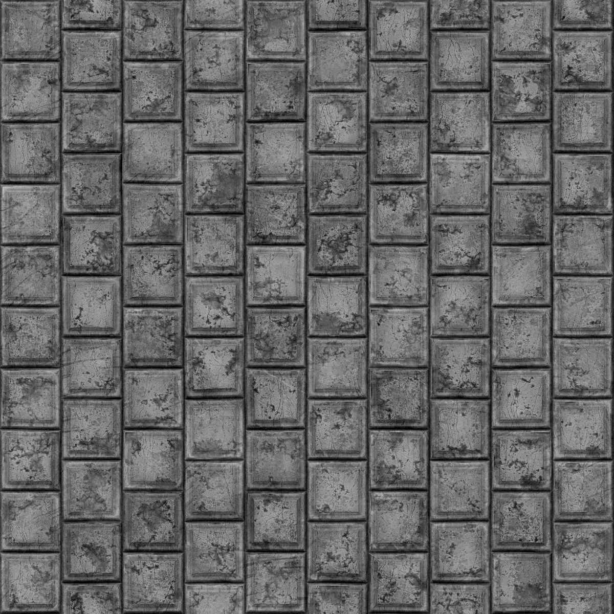 Quilted Grey Fabric PBR Texture