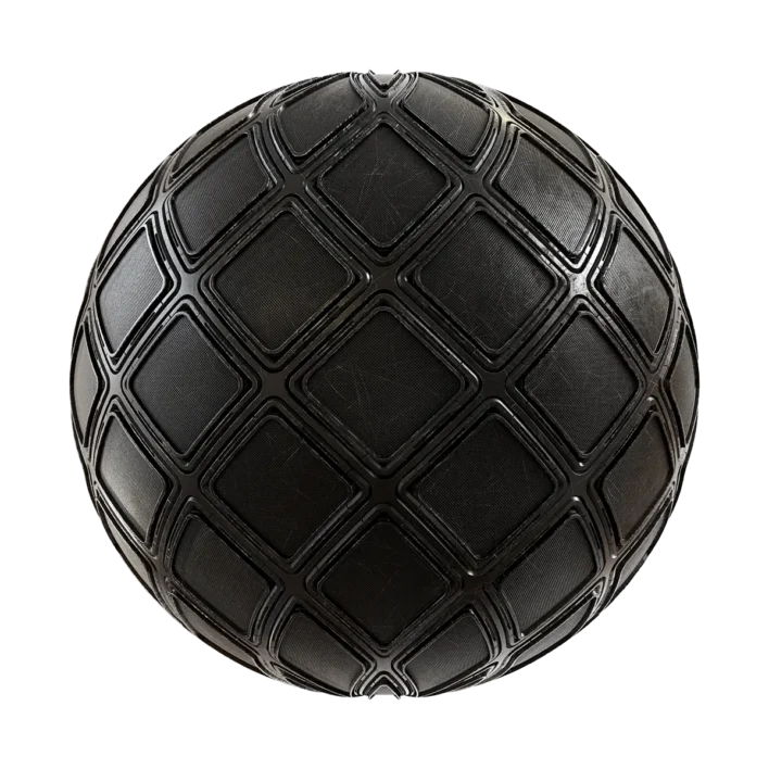 Black Sci-Fi Wall Panels 6936
