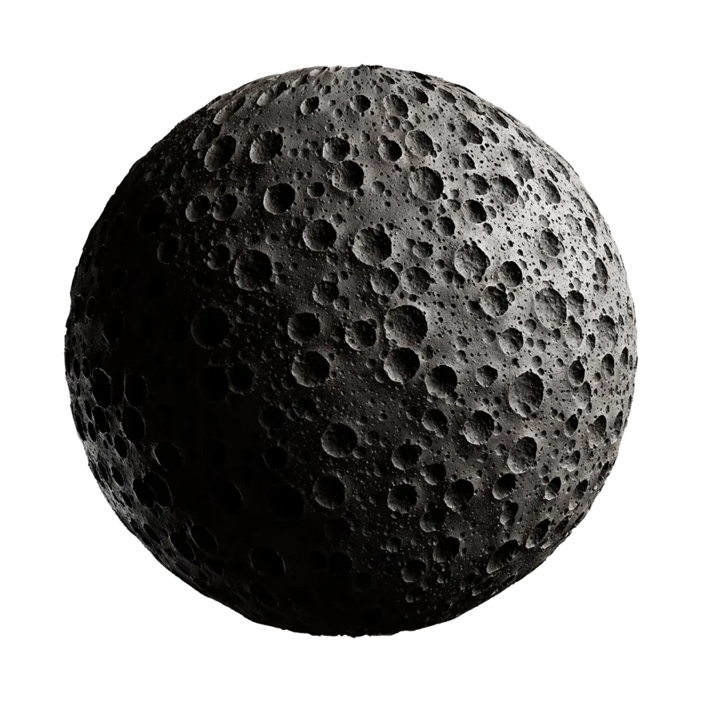 Dark Grey Asteroid 6922