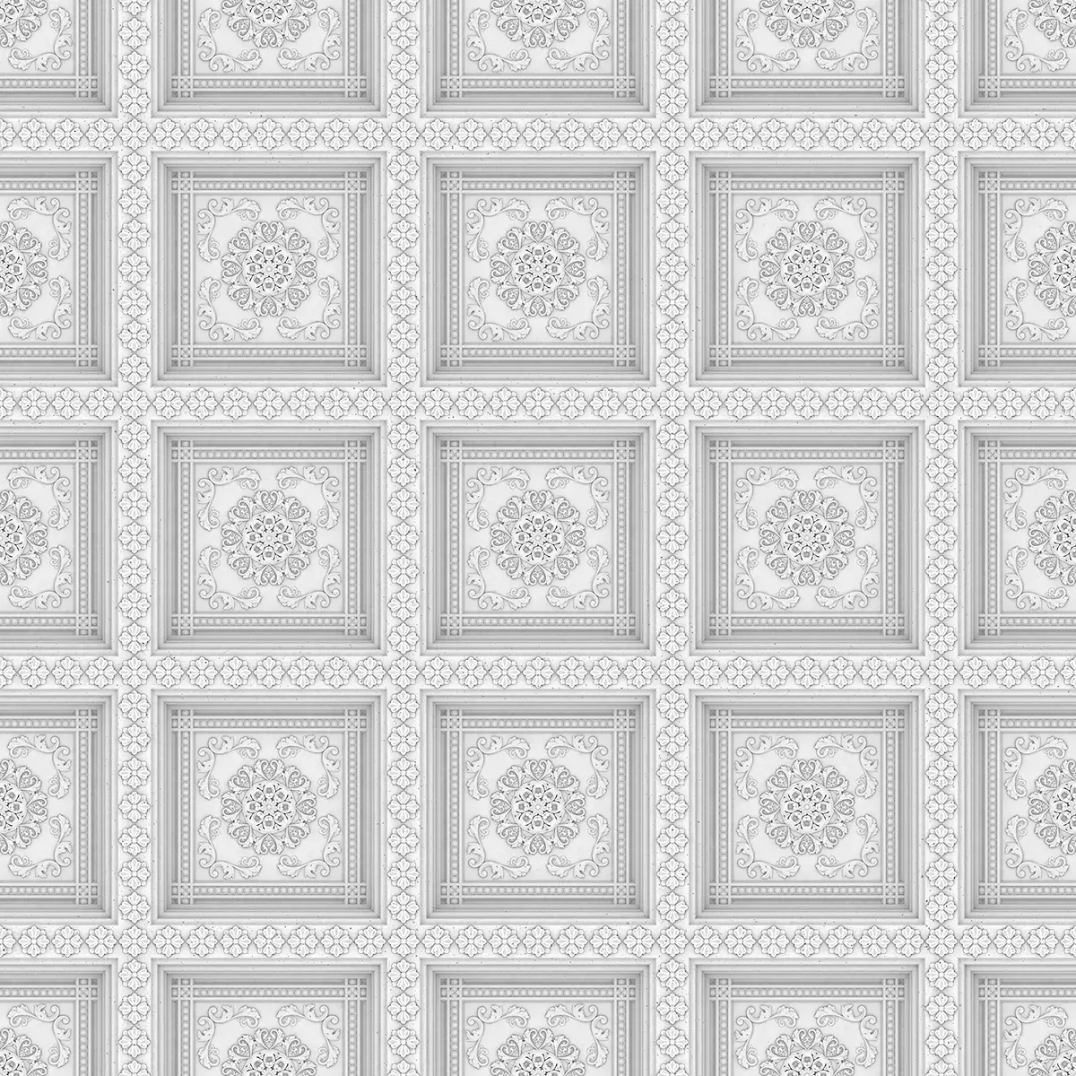 Old Baroque Ceiling PBR Texture