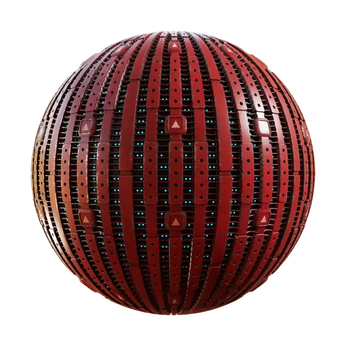 Red Spaceship Grate 6913