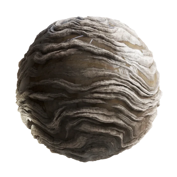 Wet Wavy Rock 6885