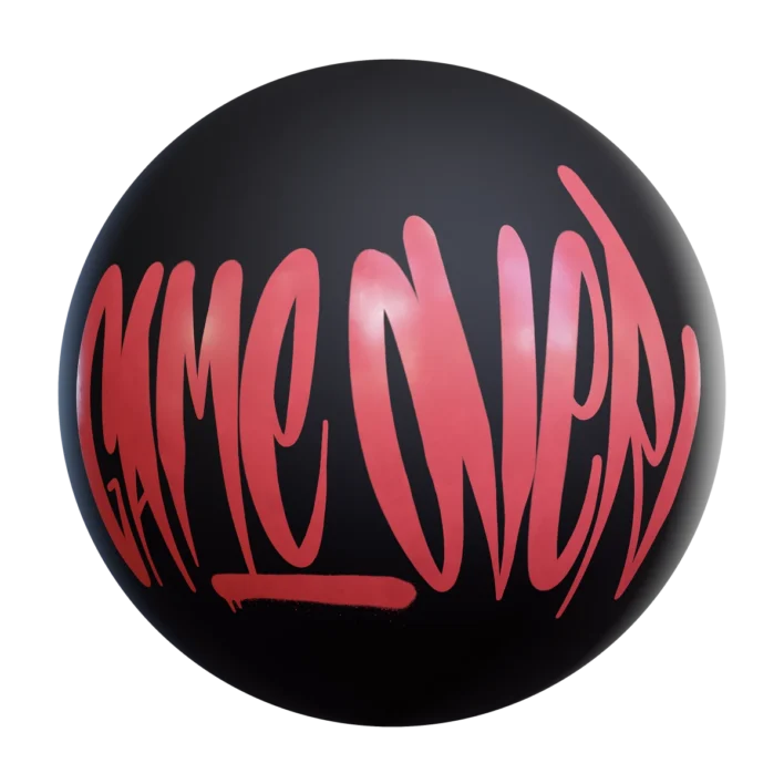 Game Over Tag Spray Paint DE25
