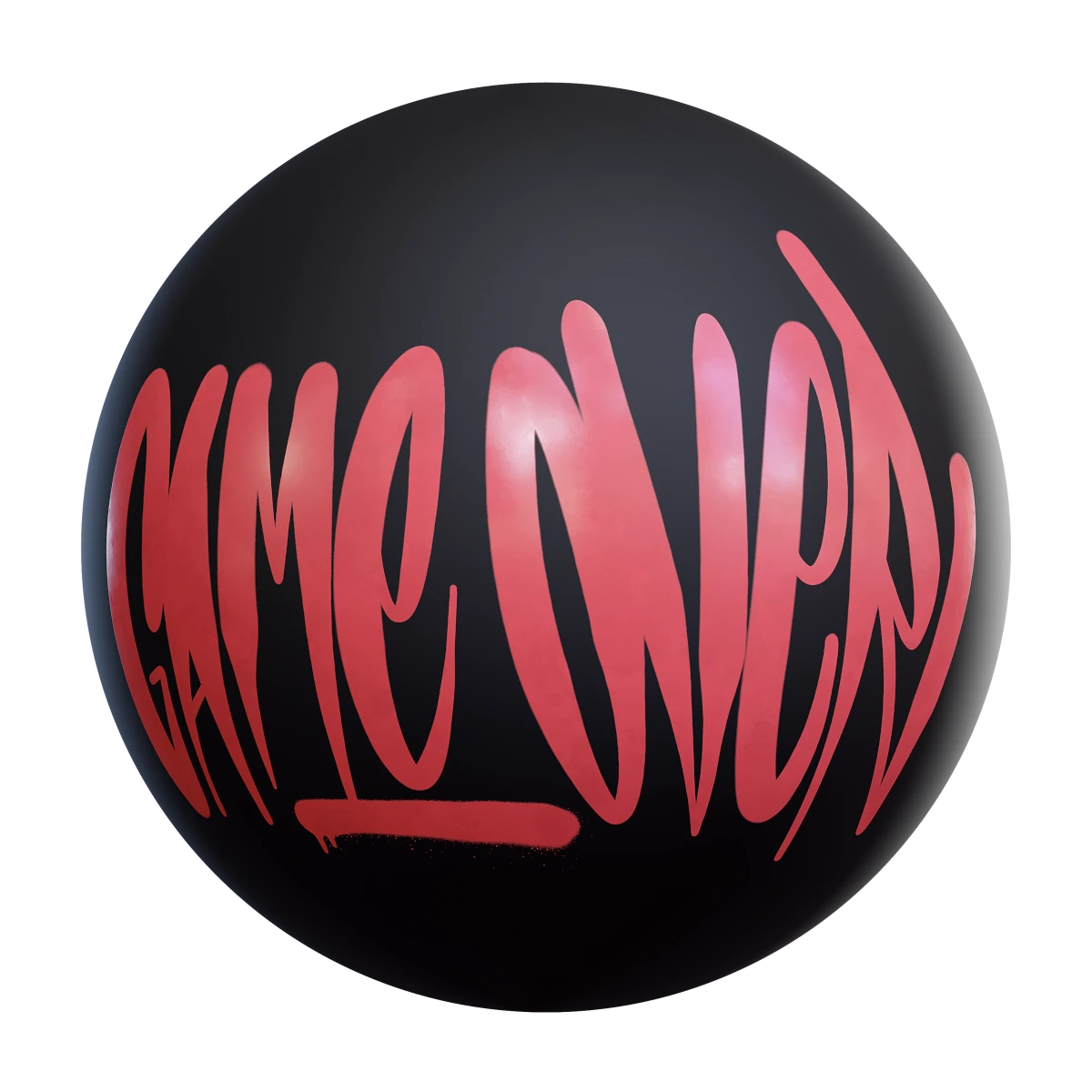 Game Over Tag Spray Paint DE25