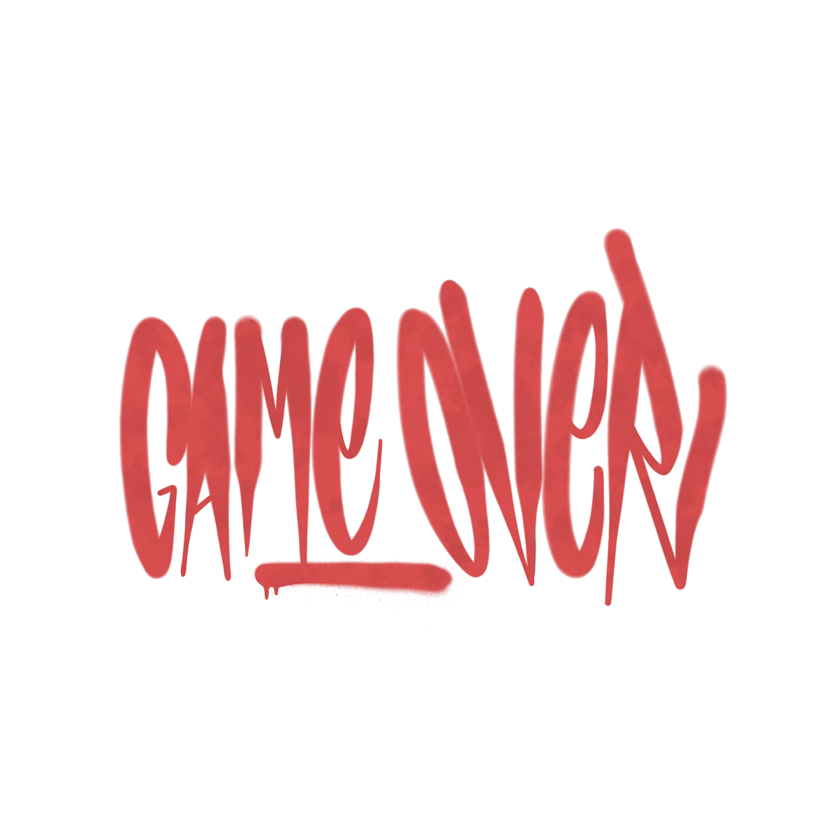 Game Over Tag Spray Paint DE25 - Image 4