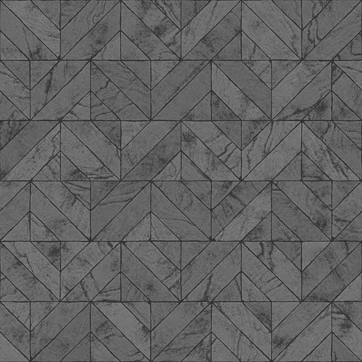 Checkered Stone Tiles PBR Texture