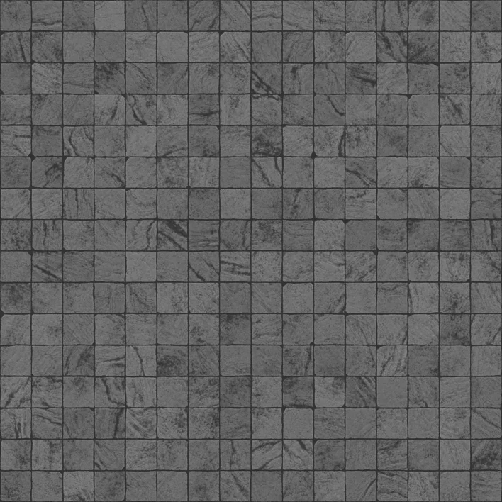 Checkered Stone Tiles PBR Texture