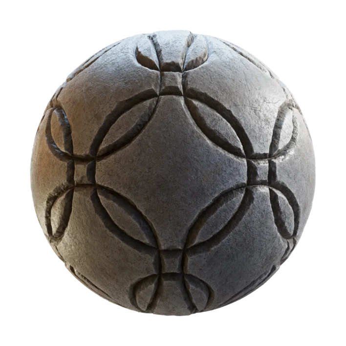 Grey Carved Stone 7016