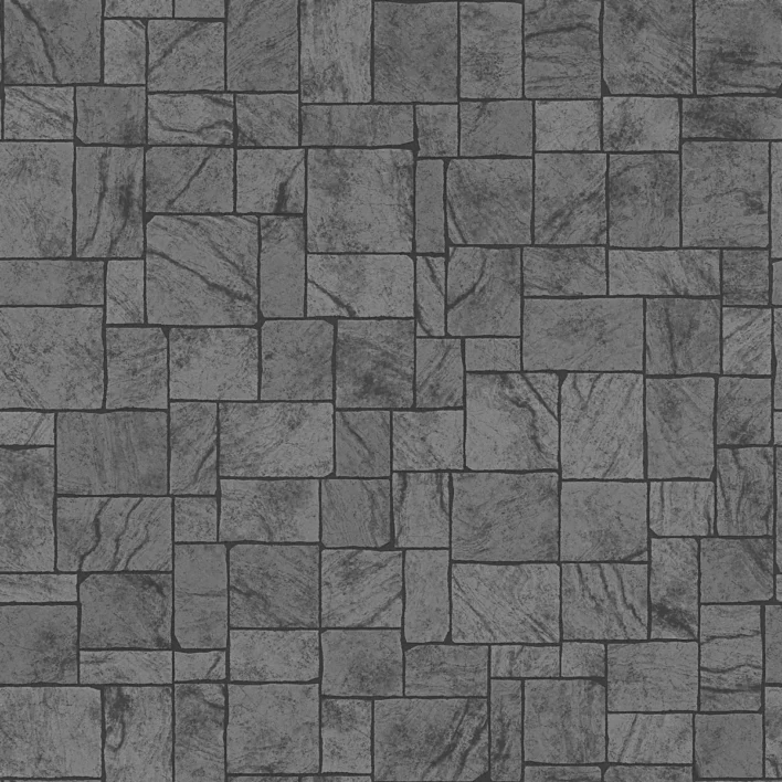 Grey Stone Tiles PBR Texture