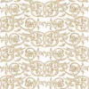 Patterned Blue Gold Fabric 7038 - Image 12