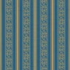 Patterned Blue Gold Fabric 7041 - Image 4