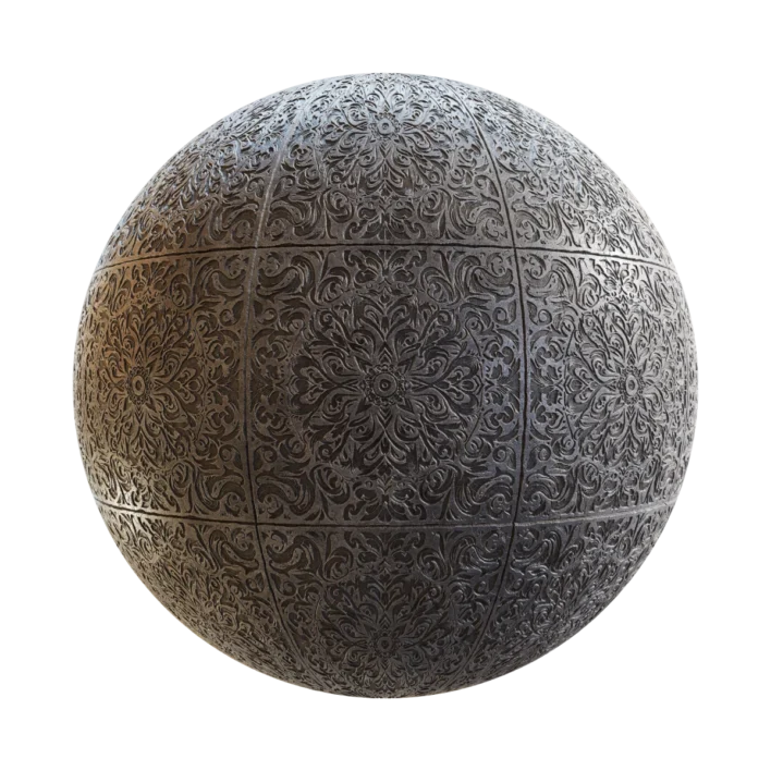 Patterned Stone Tiles 7019