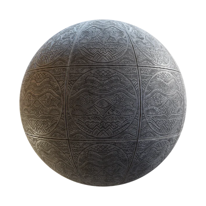 Patterned Stone Tiles 7020