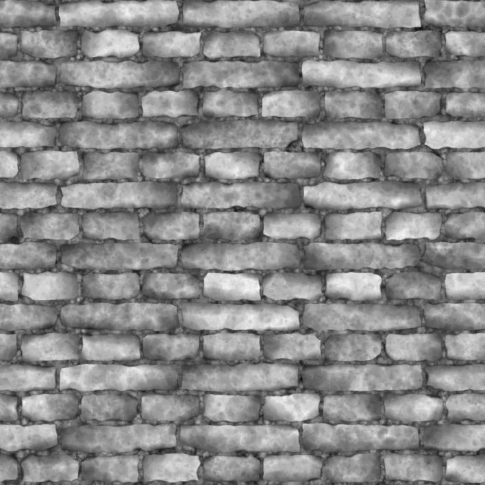 Rough Stone Wall PBR Texture