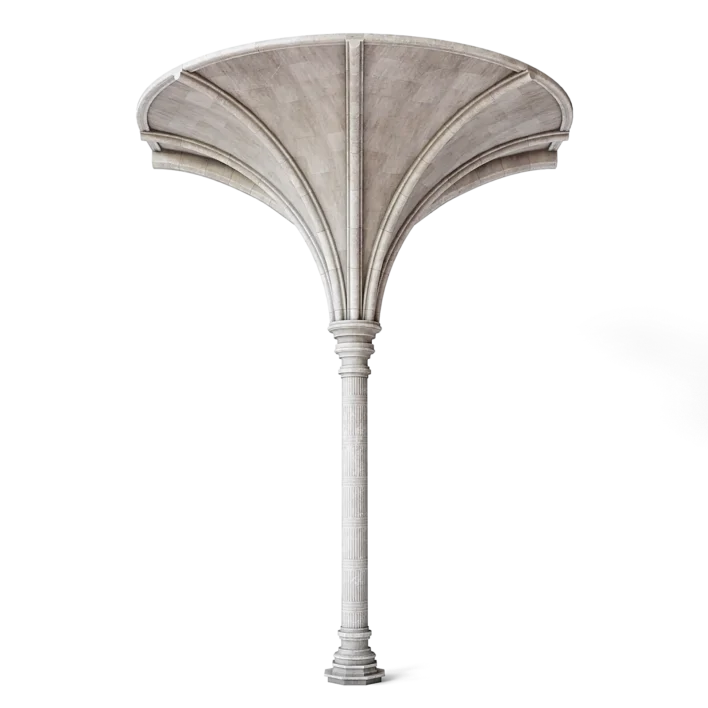 Throne Room Pillar Ceiling Side