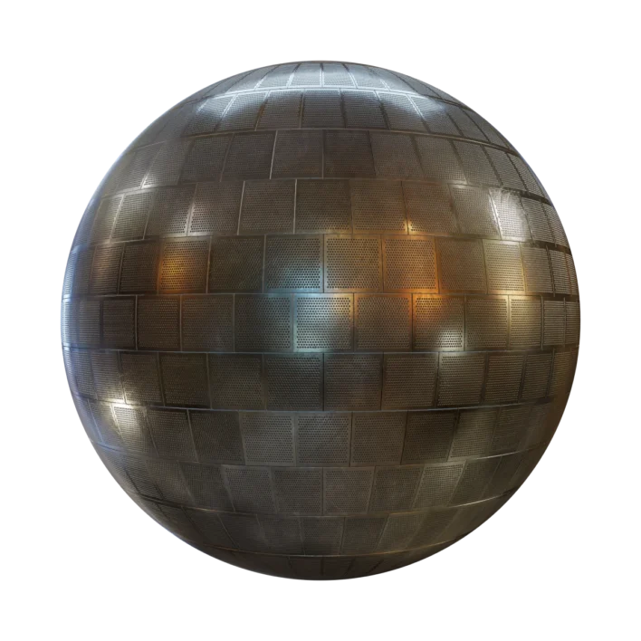 Metal Floor Tiles 7112
