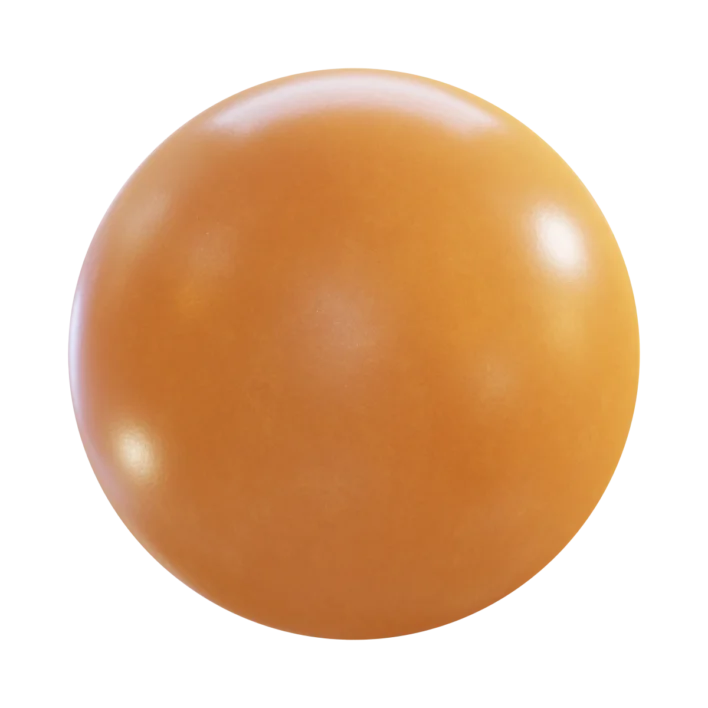 Orange Painted Metal 7084