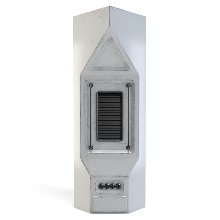 Space Station Wall - Corner Inside