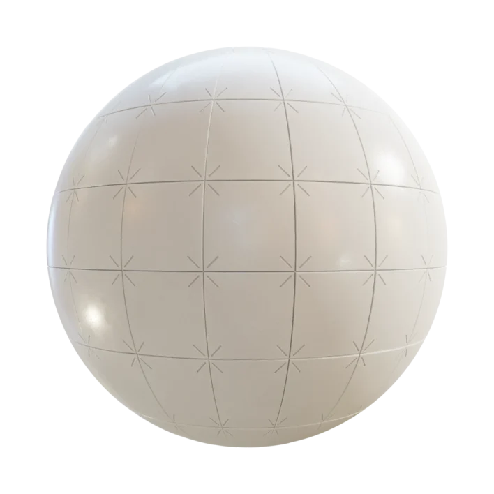 White Spacestation Floor Tiles 7109