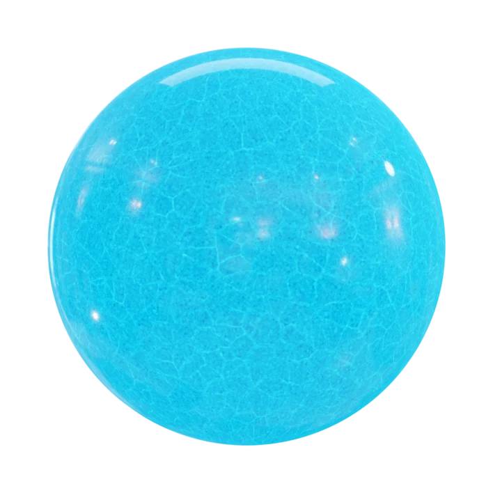 Glass With Blue Liquid 7122