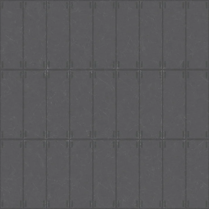 Grey Painted Metal Panels