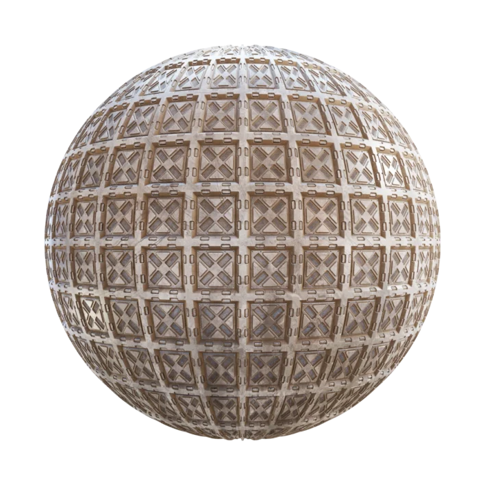 White Dusty Space Station Panels 7125