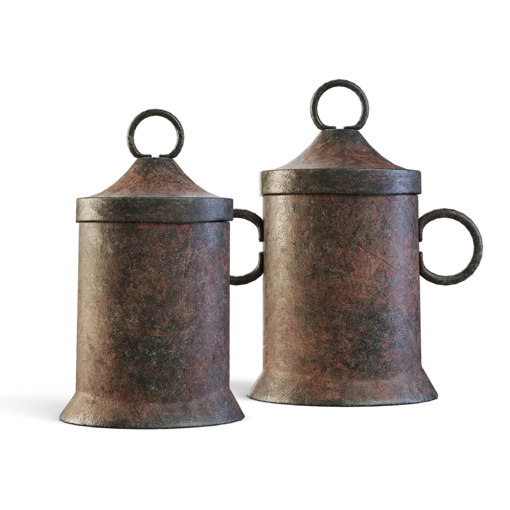 Old Metal Containers