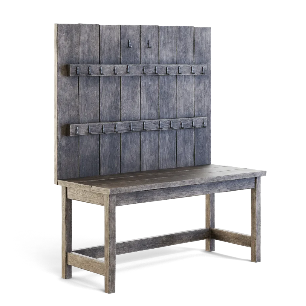 Old Wooden Wall Table