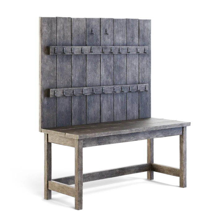 Old Wooden Wall Table