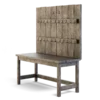 Old Wooden Wall Table - Image 3