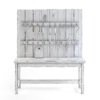 Old Wooden Wall Table with Tools - Image 6