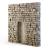 Forge Stone Wall with Door - Image 3