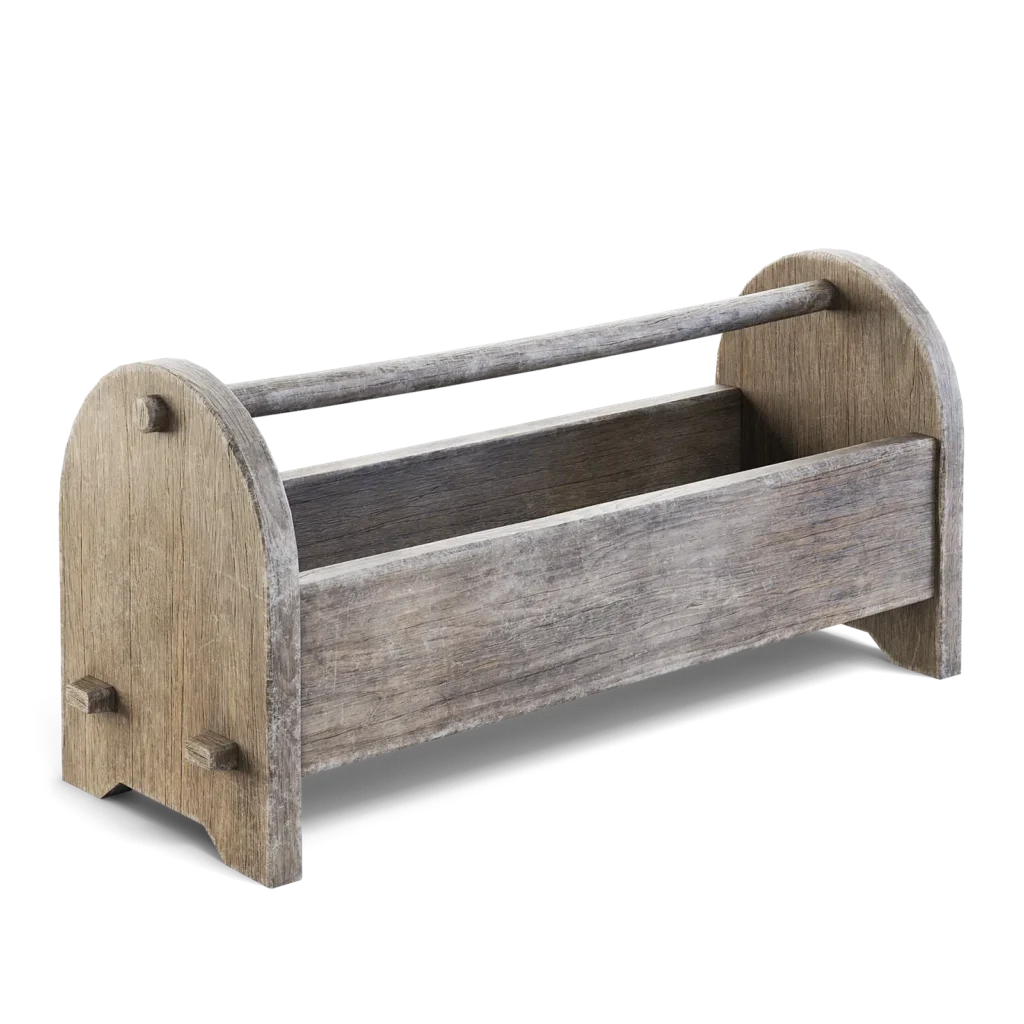 Old Wooden Toolbox
