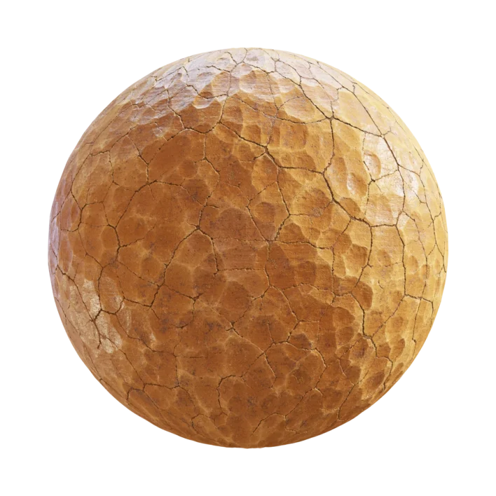 Cracked Clay Ceramic 7192