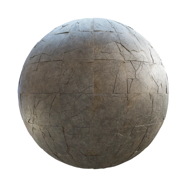 Cracked Concrete Tiles 7219