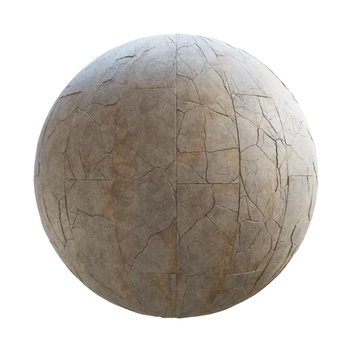 Cracked Concrete Tiles 7220