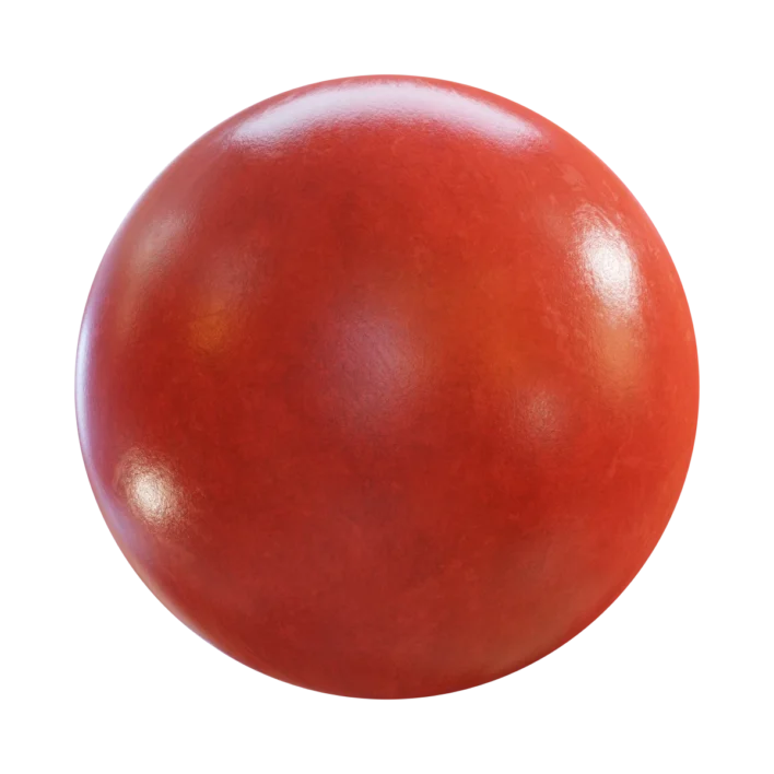 Red Painted Metal 7263